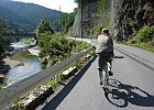 高見川河畔の旧R166を行く鈴鹿のあびさん