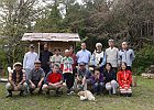 オーナー夫妻と'こころ'が加わって記念写真