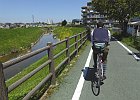 秋篠川沿いの奈良自転車道
