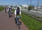 佐保川沿いを