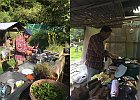 ショコラシェフは朝と昼の準備に大忙し Photo : バクローさん