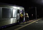 三輪さんは輪行で笠置駅に