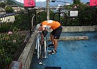w-fujiさんも輪行で到着。Photo : UG兄さん